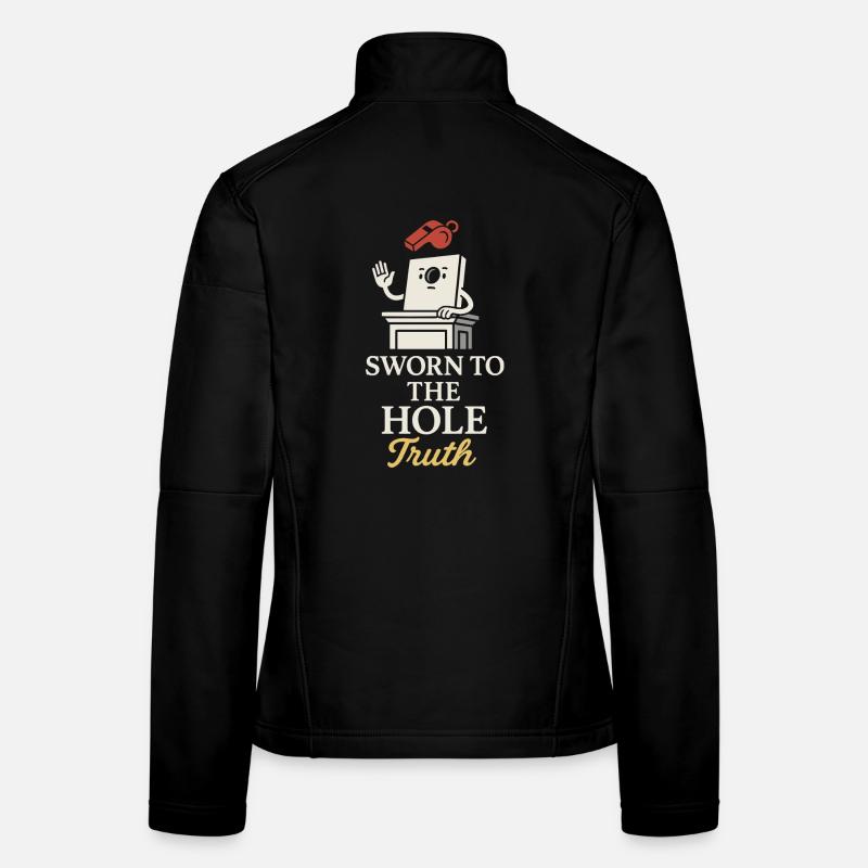Cornhole Refere Official Referee Women's Softshell Jacket