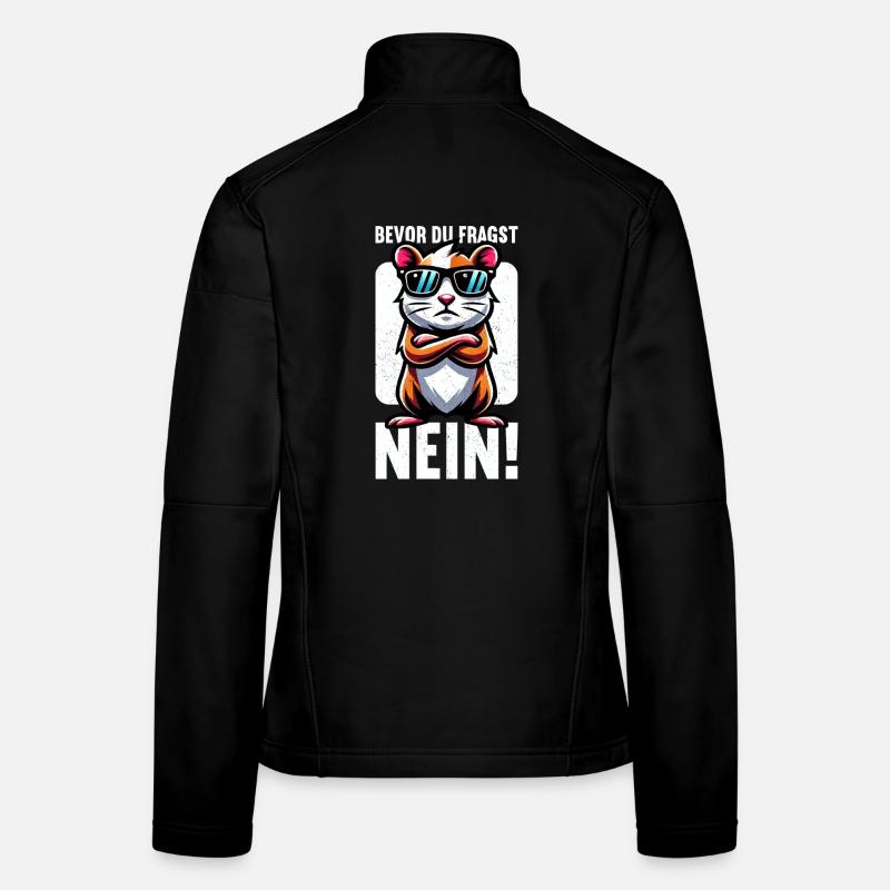 Before You Ask No Hamster Bad Mood Women's Softshell Jacket
