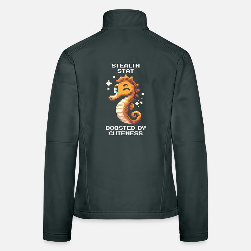 Süß & unsichtbar | Seepferdchen Frauen Softshelljacke