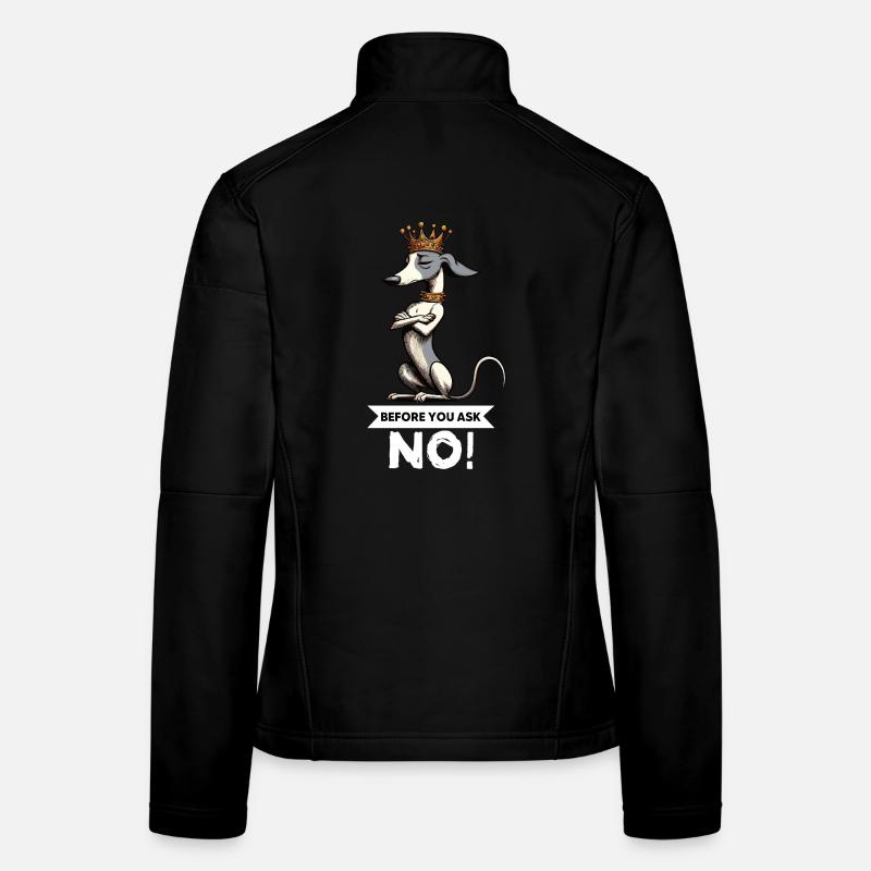 Before You Ask Whippet Windhund Whippets Windhunde Frauen Softshelljacke