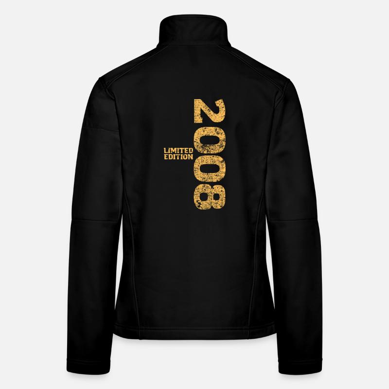 Limited Edition 2008 18. Geburtstag Geschenk - Frauen Softshelljacke - Schwarz