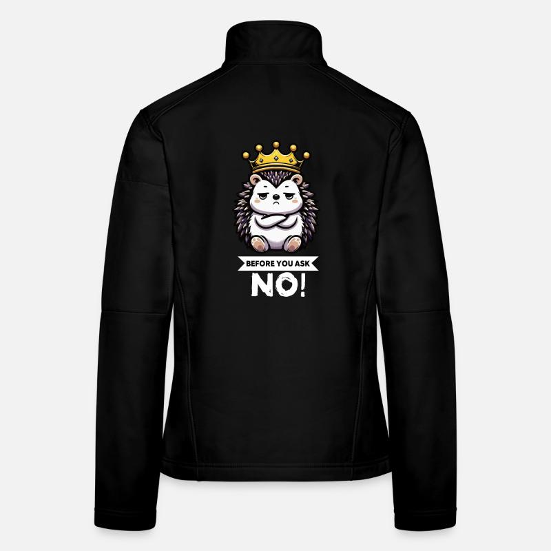 Before You Ask Hedgehog Hedgehog Lover Hedgehog Stinger Women's Softshell Jacket
