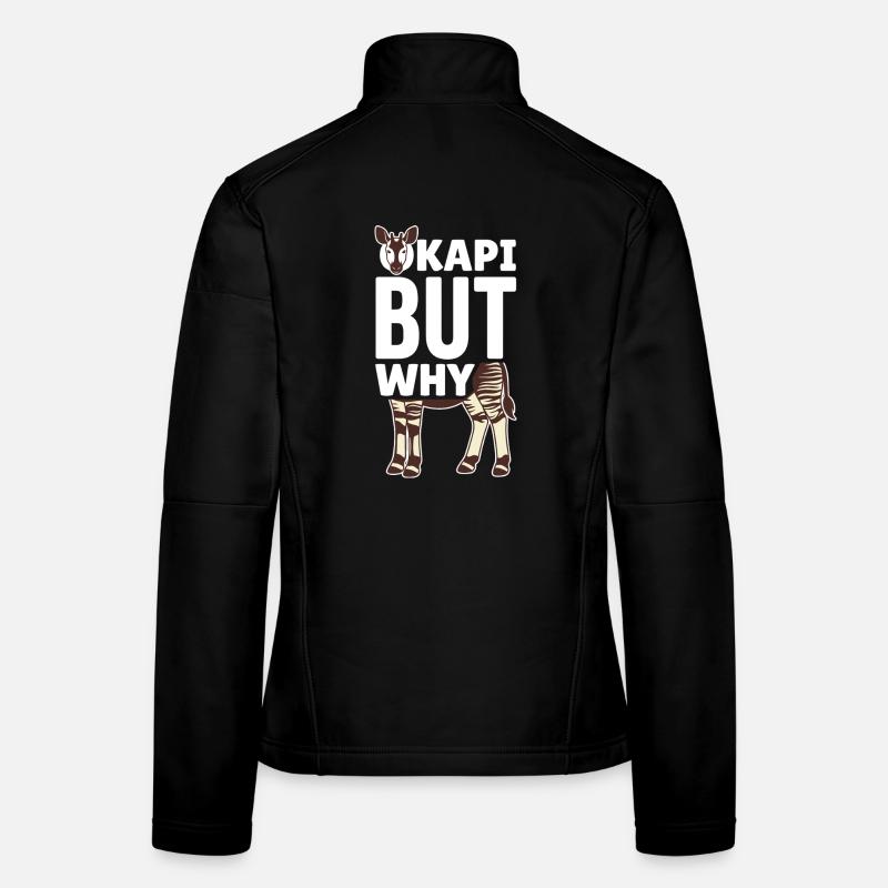 Okapi Lovers Okapi Animal Rare Wildlife Love Women's Softshell Jacket