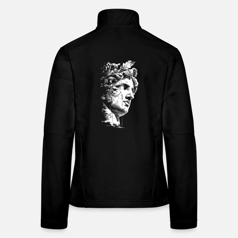 Antike Griechische Statue - Klassische Kunst Frauen Softshelljacke
