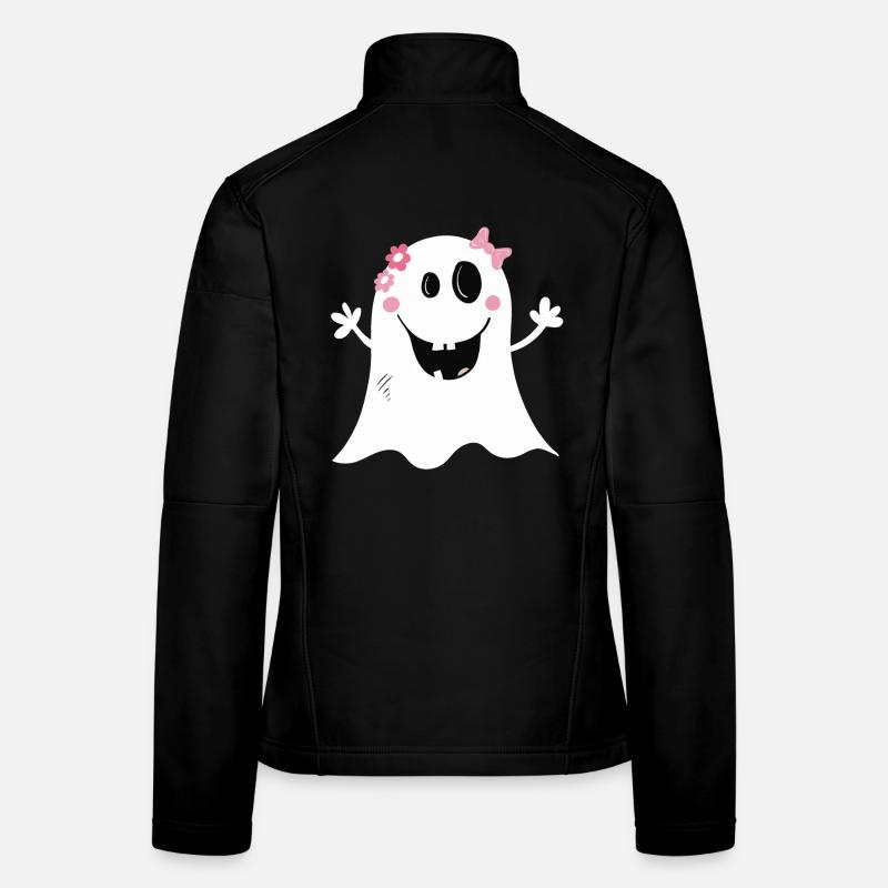 Lustiges Mädchen Gespenst I Halloween Frauen Softshelljacke