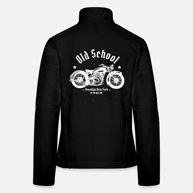 Biker - Frauen Softshelljacke - Schwarz