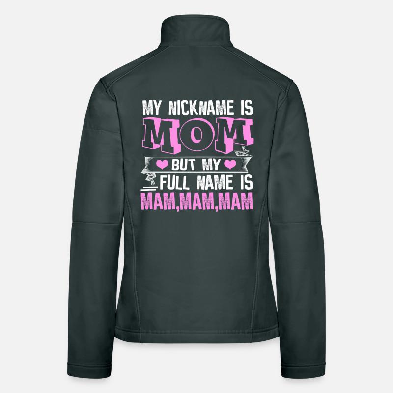 Mama Frauen Softshelljacke