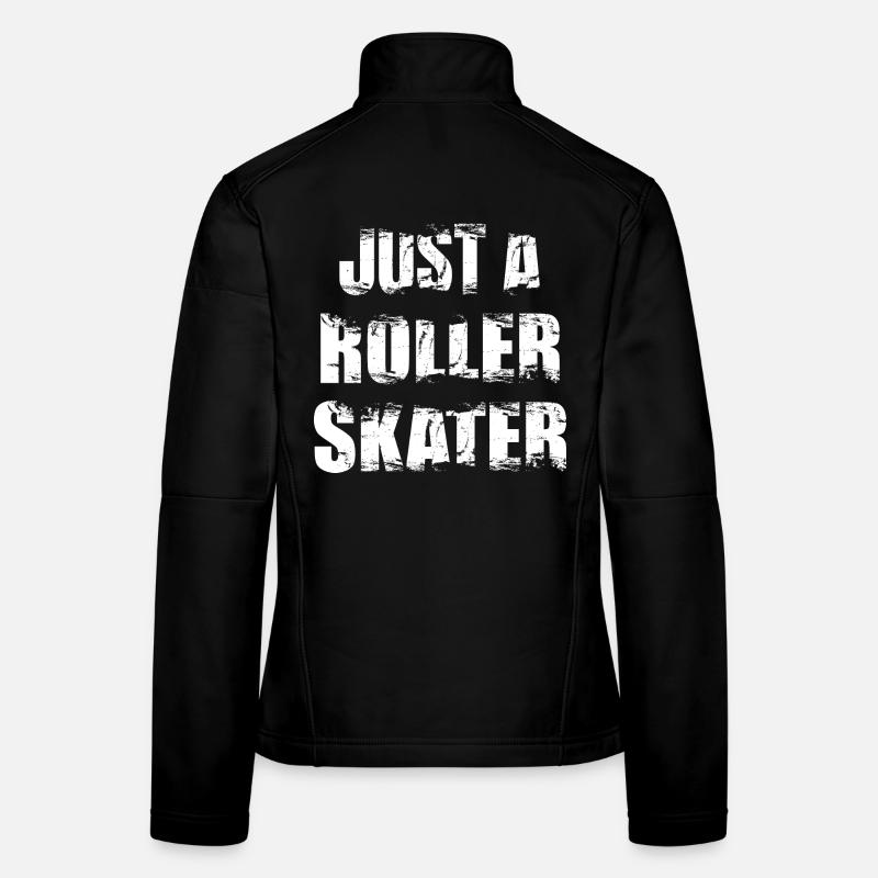 Rollschuhläufer - Frauen Softshelljacke - Schwarz