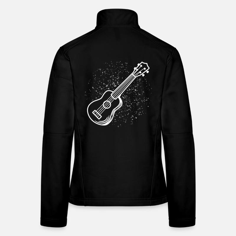 Ukulele Sketch Women's Softshell Jacket