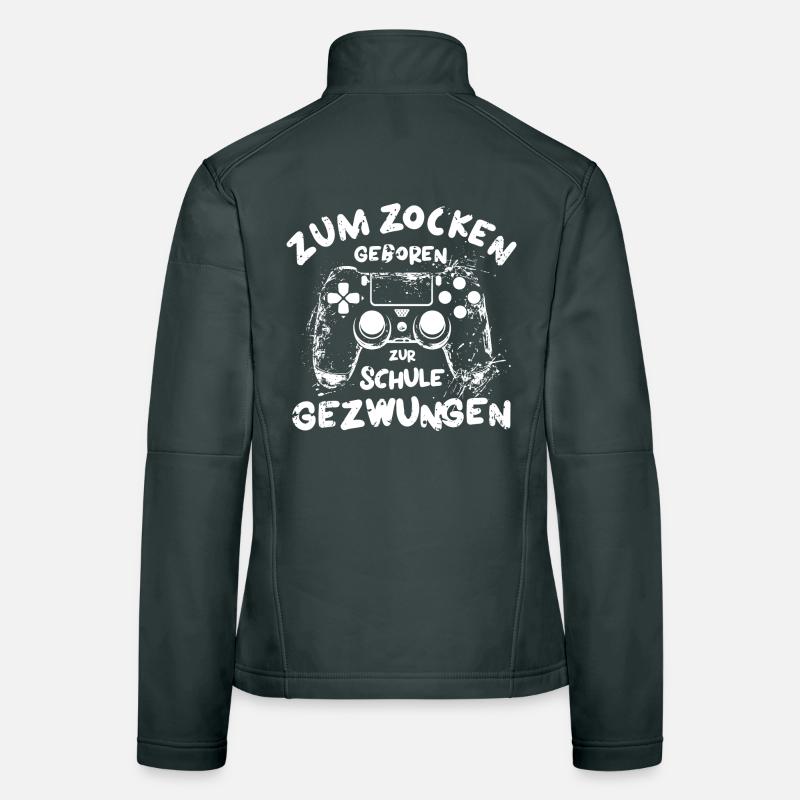 Computerfreak Zocker Gamershirt Hacker Frauen Softshelljacke
