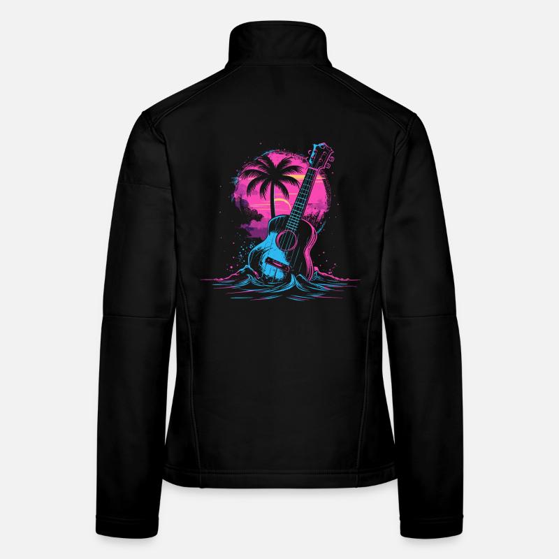 Ukulele 80s Look Women's Softshell Jacket