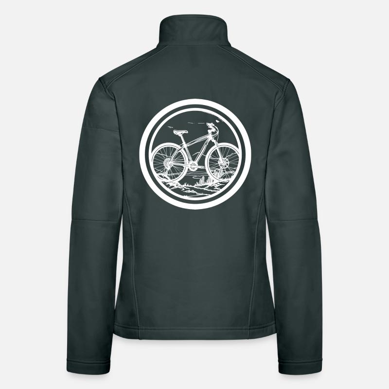 Mountainbiken Frauen Softshelljacke
