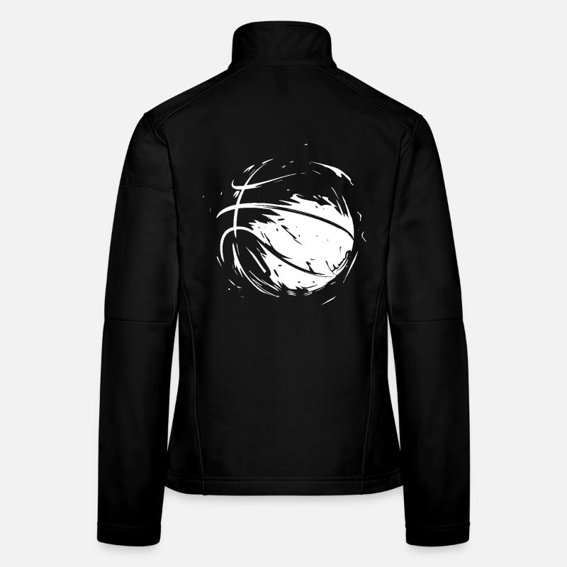 Croquis de basket-ball Veste en tissu softshell Femme