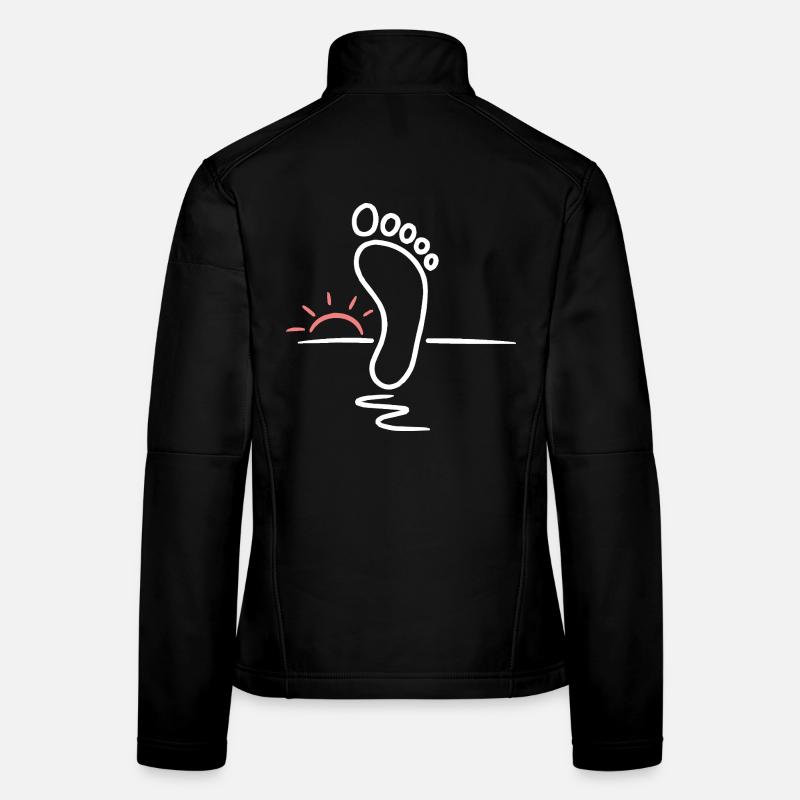 Conception de la mer de vacances pour des journées de détente à la plage Veste en tissu softshell Femme