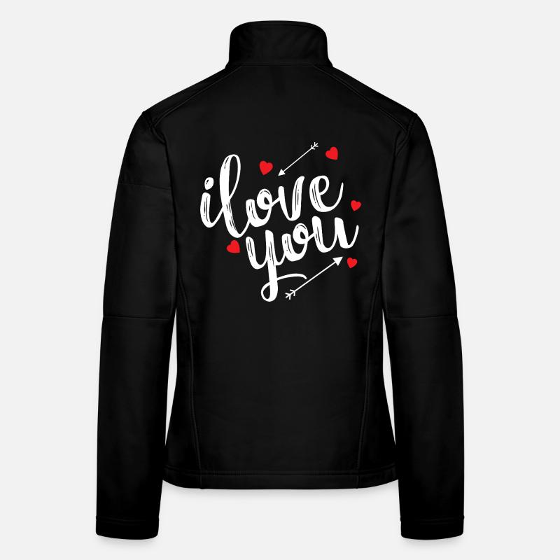I Love You Declaration Romantic Love Passion Women's Softshell Jacket