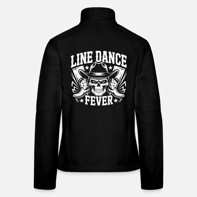 Line Dance Fever Schädel Frauen Softshelljacke