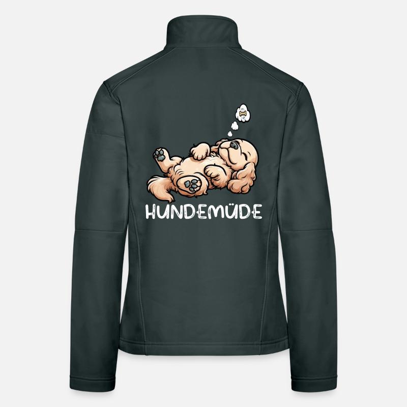 Hundemüde Cocker Spaniel Cockerhund Cockerbesitzer Frauen Softshelljacke