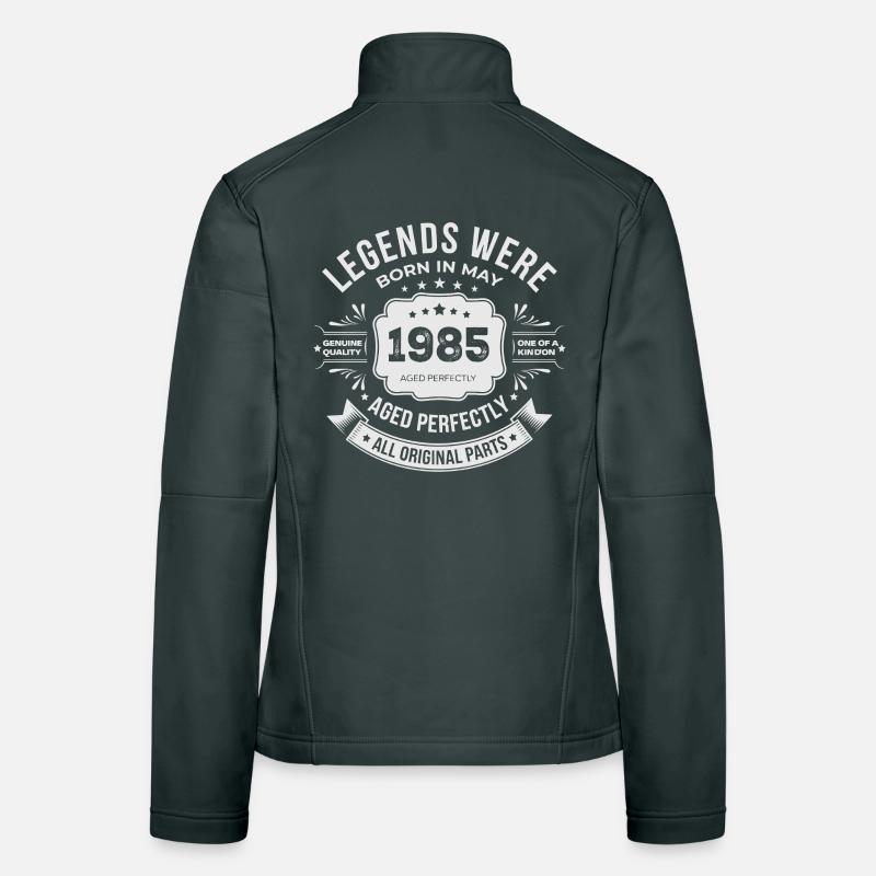 May 1985 Gift 41st Birthday May 1985 Women's Softshell Jacket