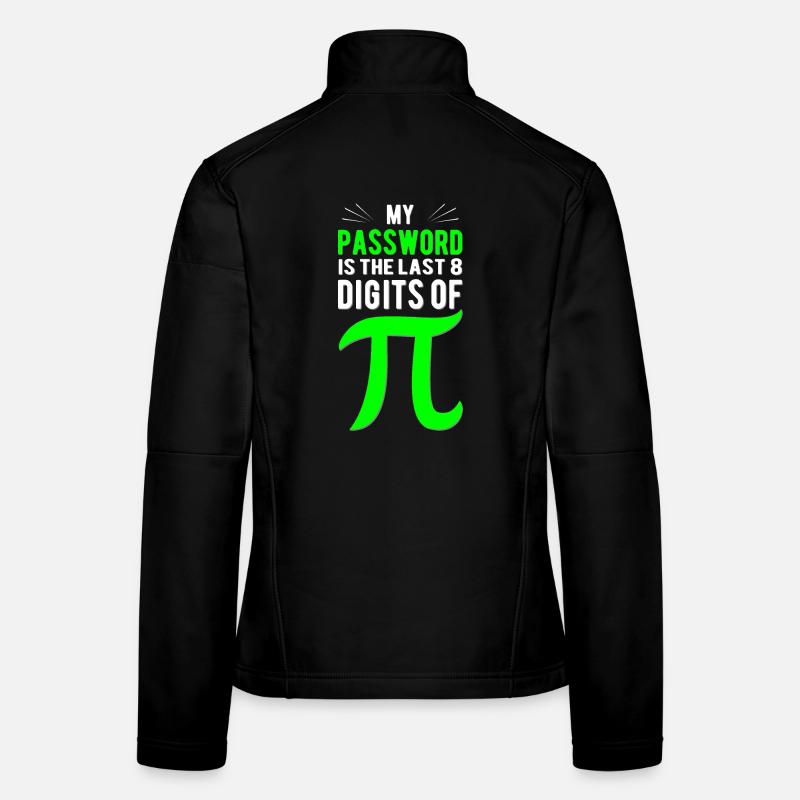 Password is Pi Digits Women's Softshell Jacket