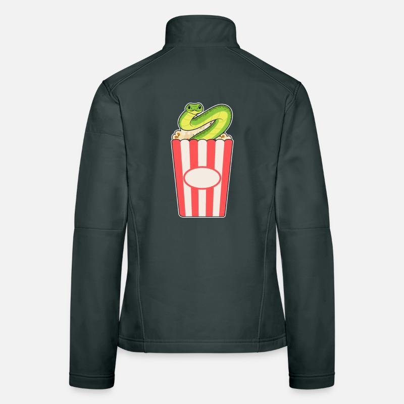 Snake Popcorn Women's Softshell Jacket