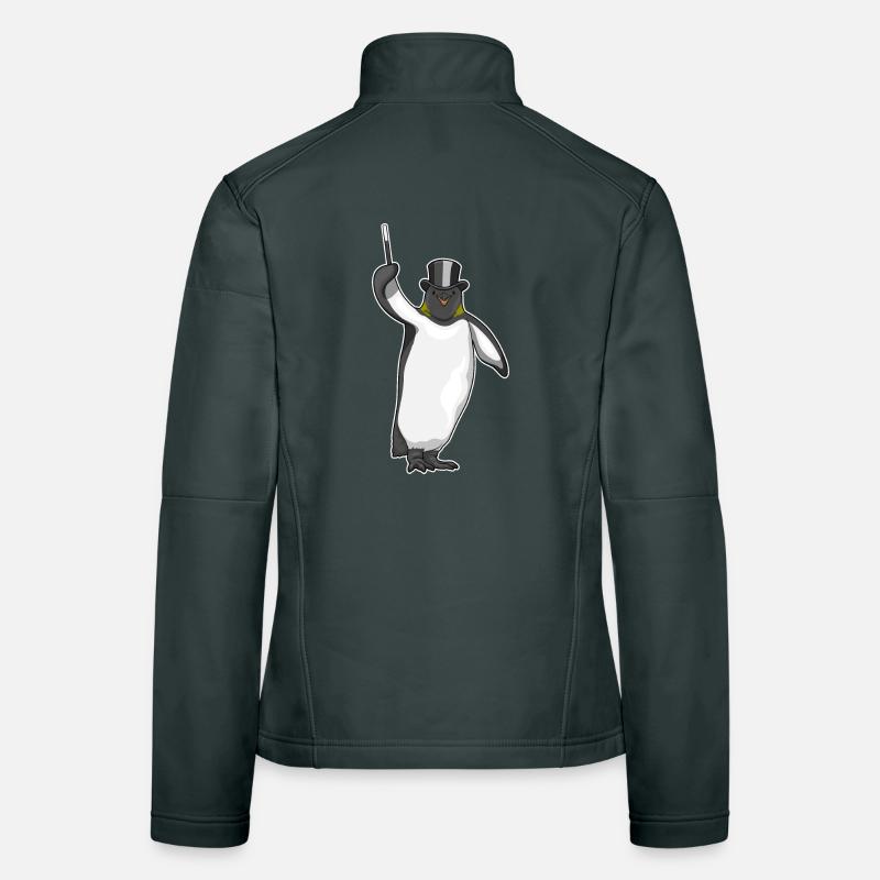 Penguin Wizard Wand Women's Softshell Jacket