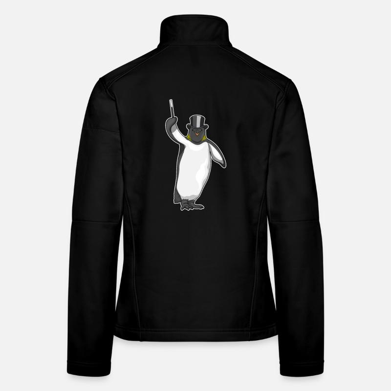Penguin Wizard Wand Women's Softshell Jacket