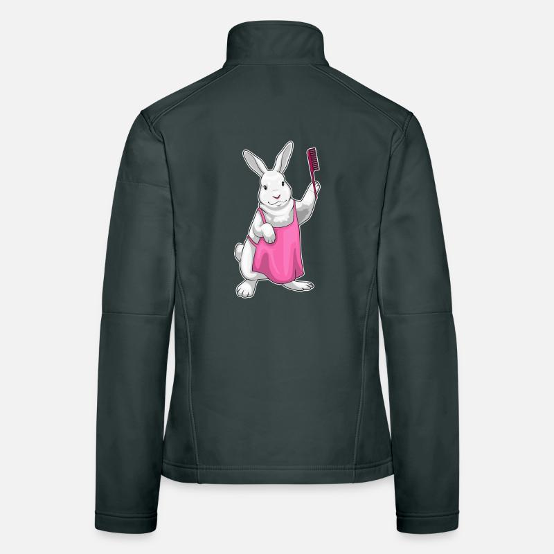 Peigne de coiffeur Bunny Veste en tissu softshell Femme