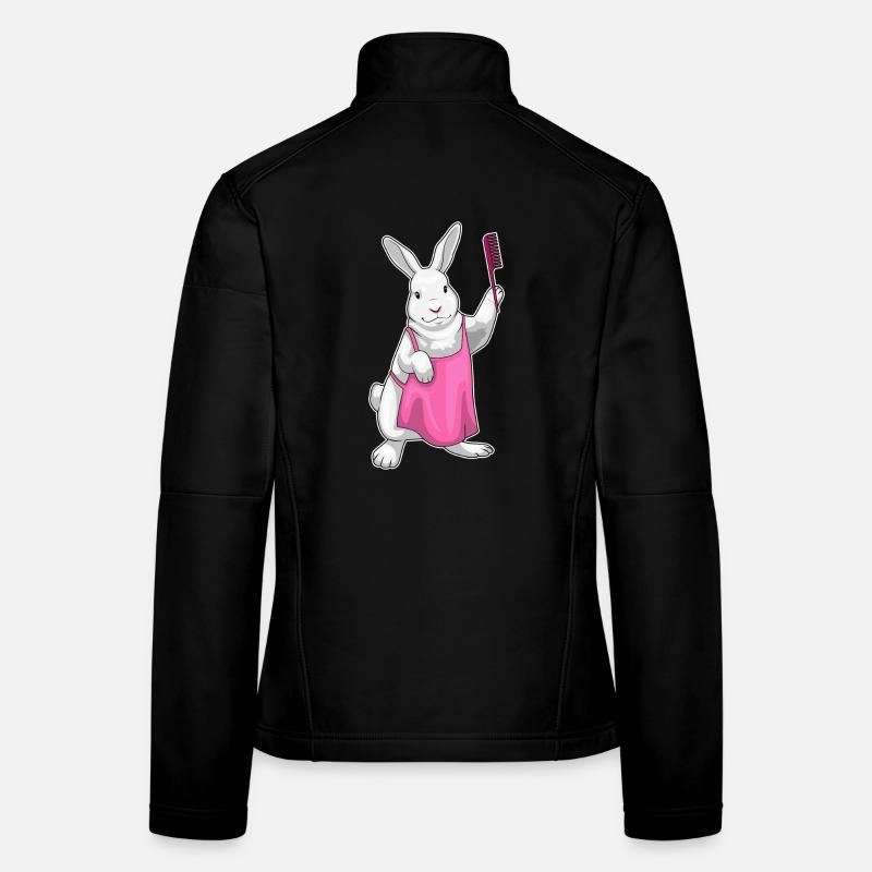 Peigne de coiffeur Bunny Veste en tissu softshell Femme