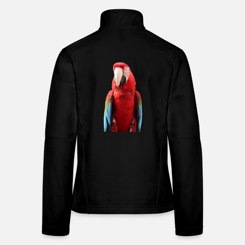 T-shirt perroquets Cadeau Veste en tissu softshell Femme