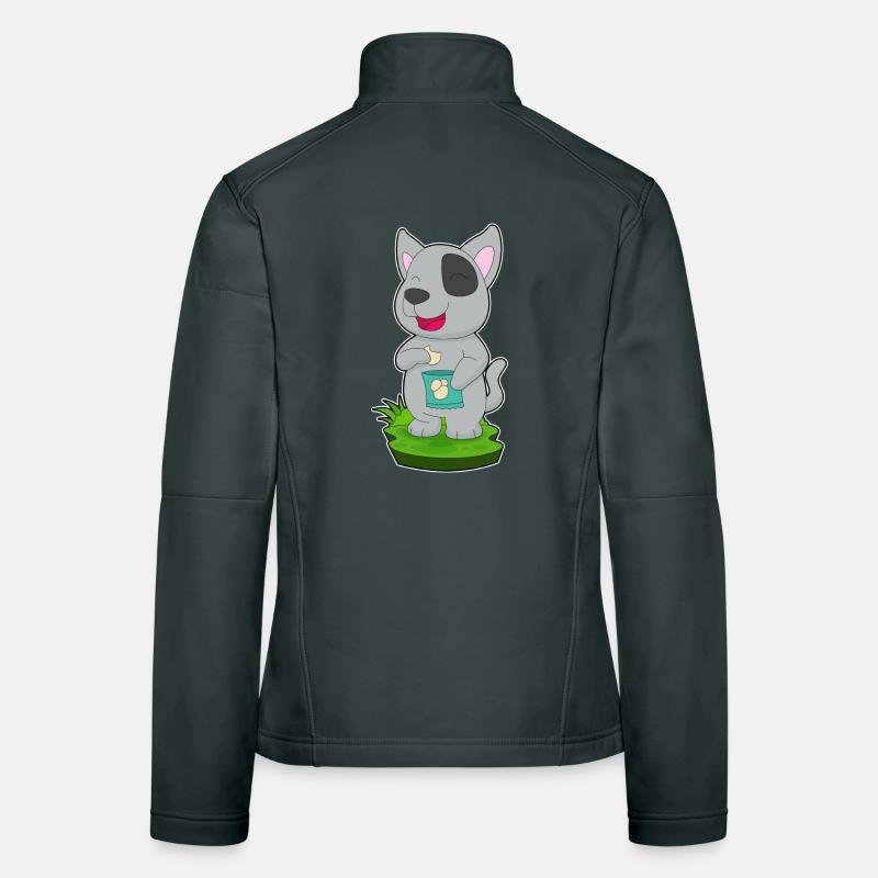 Dog Potato Chips Women's Softshell Jacket