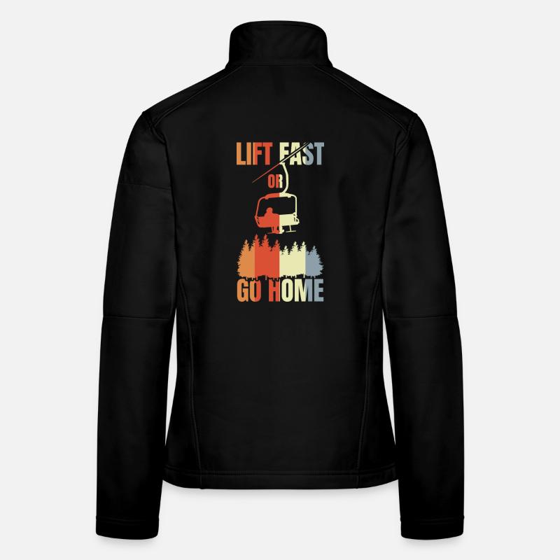 Snowboarding Witz Frauen Softshelljacke