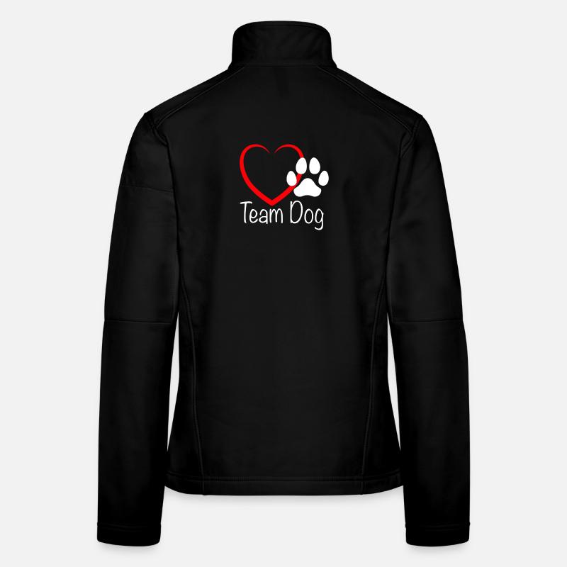 Team Dog mit Herz Frauen Softshelljacke