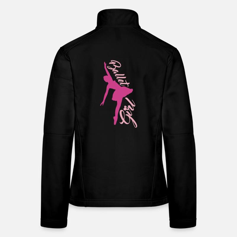 danseuse de ballet Veste en tissu softshell Femme