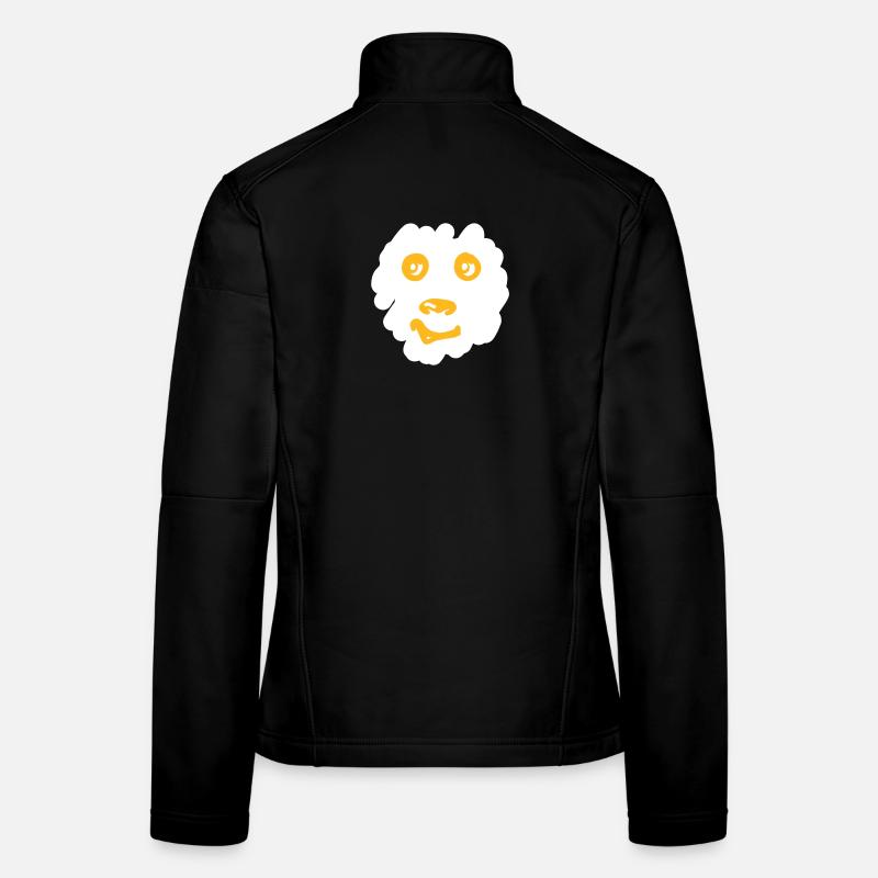 Bärenjunges - Frauen Softshelljacke - Schwarz