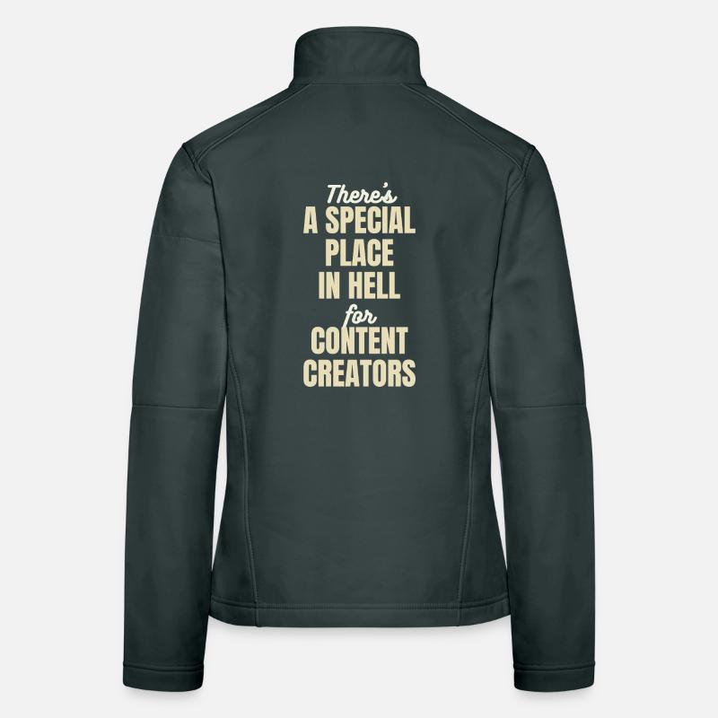 Special Place in Hell - Funny Creator Quote -Light Women's Softshell Jacket