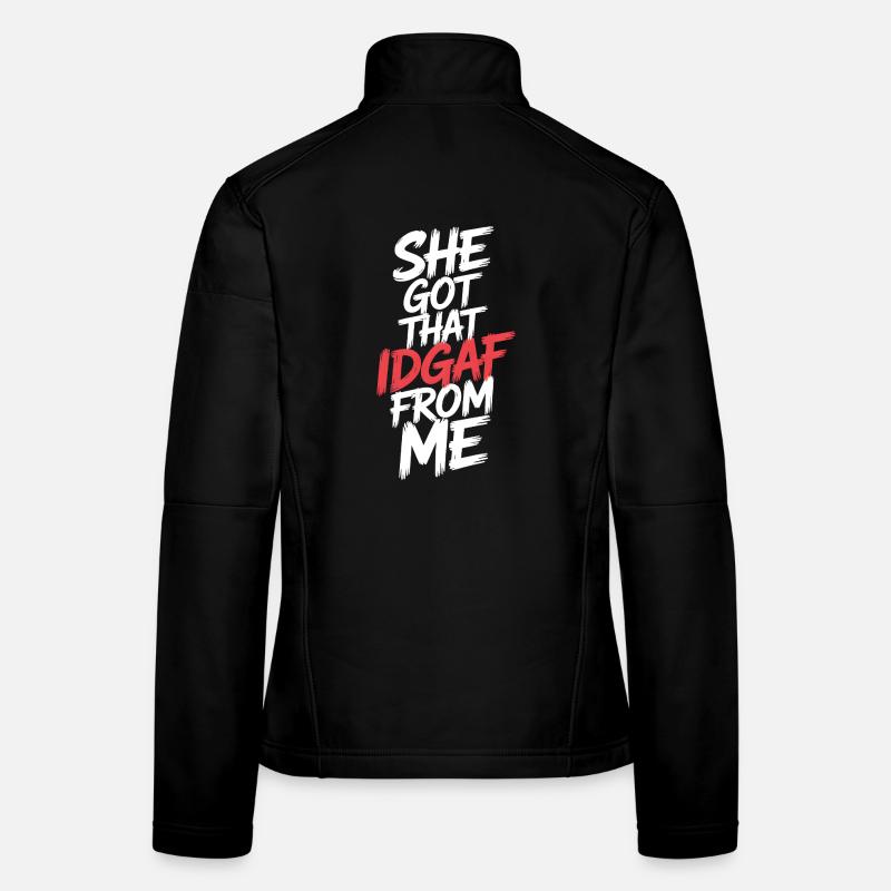 Elle a obtenu cet IDGAF de MOI Veste en tissu softshell Femme