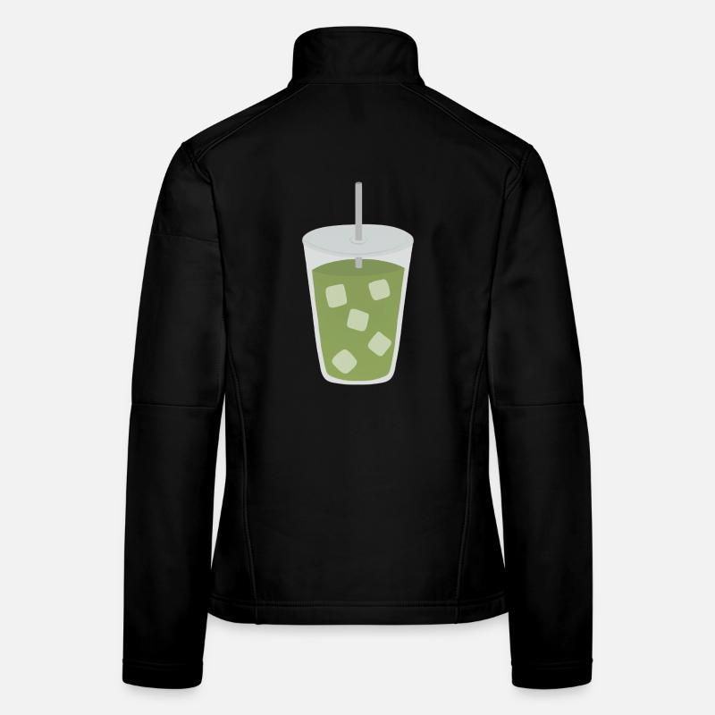 Iced Matcha Latte Beverage Women's Softshell Jacket