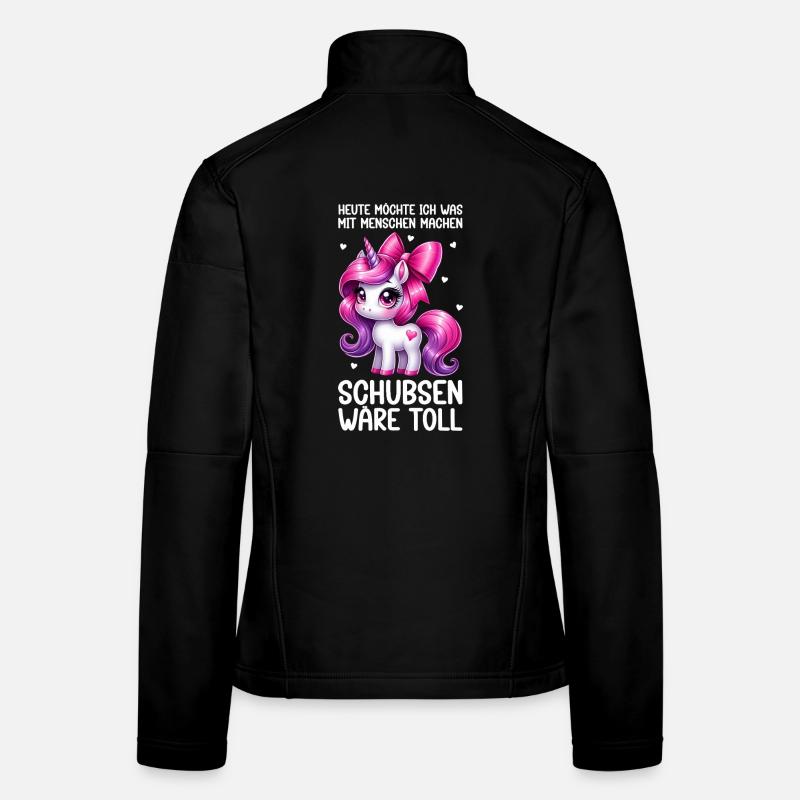 Heute Möchte Ich Was Mit Menschen Machen Schubsen Frauen Softshelljacke