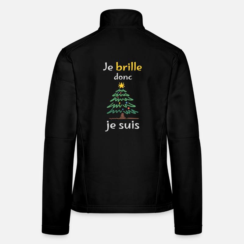 Glitzernde Tanne Ich strahle, ich bin Frauen Softshelljacke