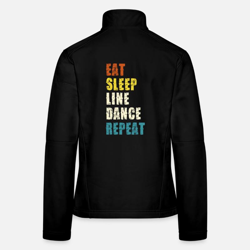 Slogan de mode de vie en ligne Veste en tissu softshell Femme