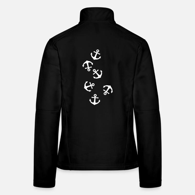 Symbolisme de l’ancre Veste en tissu softshell Femme