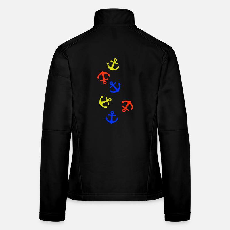 Anker Bunt Frauen Softshelljacke