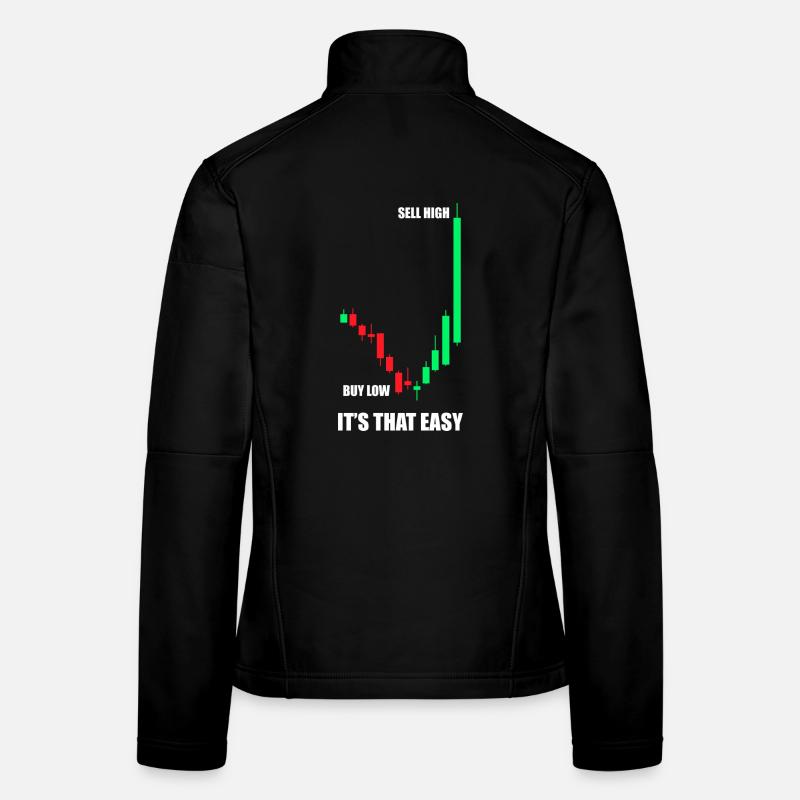Acheter bas vendre cher Marché boursier Trader en bourse Veste en tissu softshell Femme