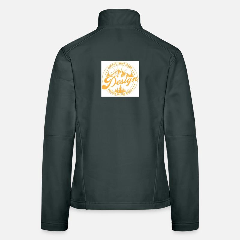 Berglandschaft Script Design Frauen Softshelljacke