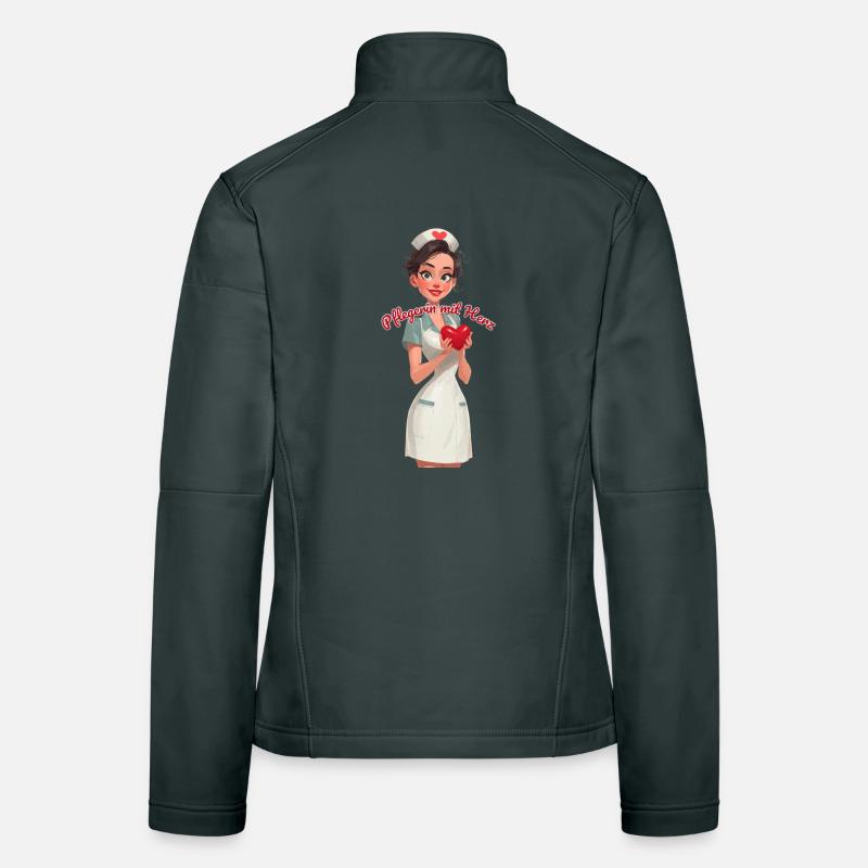 Pflegen mit Herz Frauen Softshelljacke