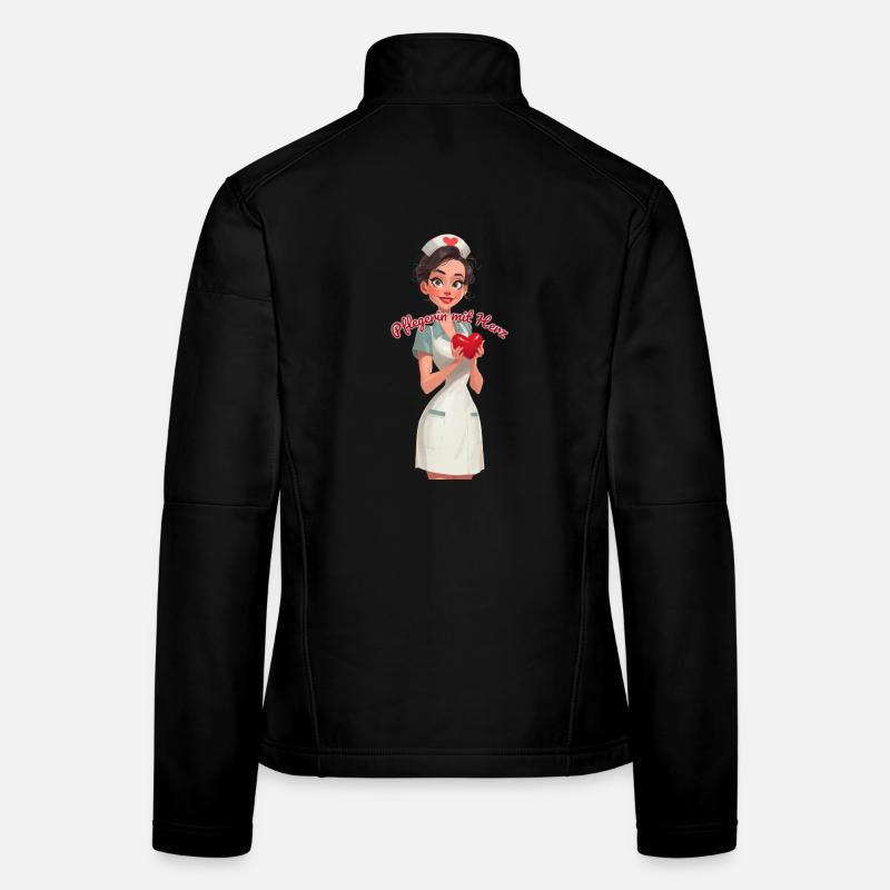 Pflegen mit Herz Frauen Softshelljacke