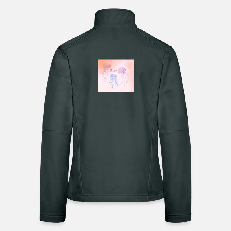 Méduse Pastel Dream Veste en tissu softshell Femme