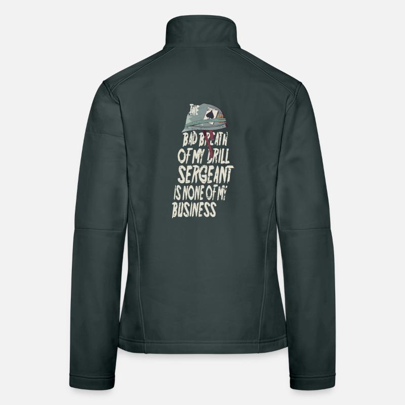 Drill Sergeant Bad Breath Women's Softshell Jacket