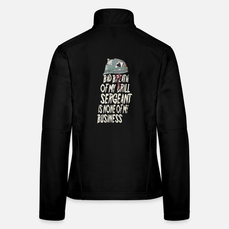 Drill Sergeant Mundgeruch Frauen Softshelljacke