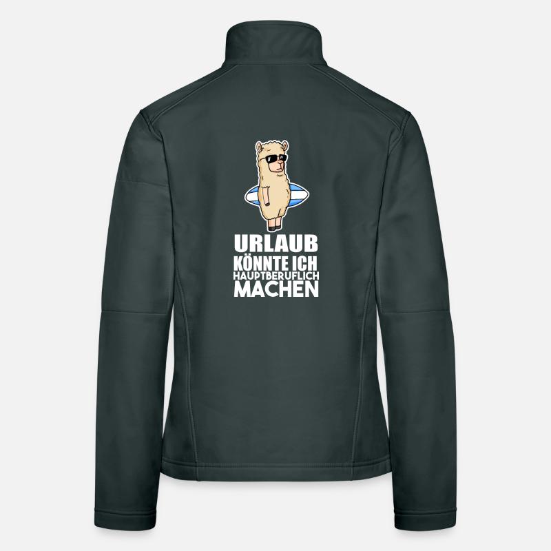 Urlaub Surfen Frauen Softshelljacke